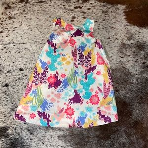 Floral & cactus dress